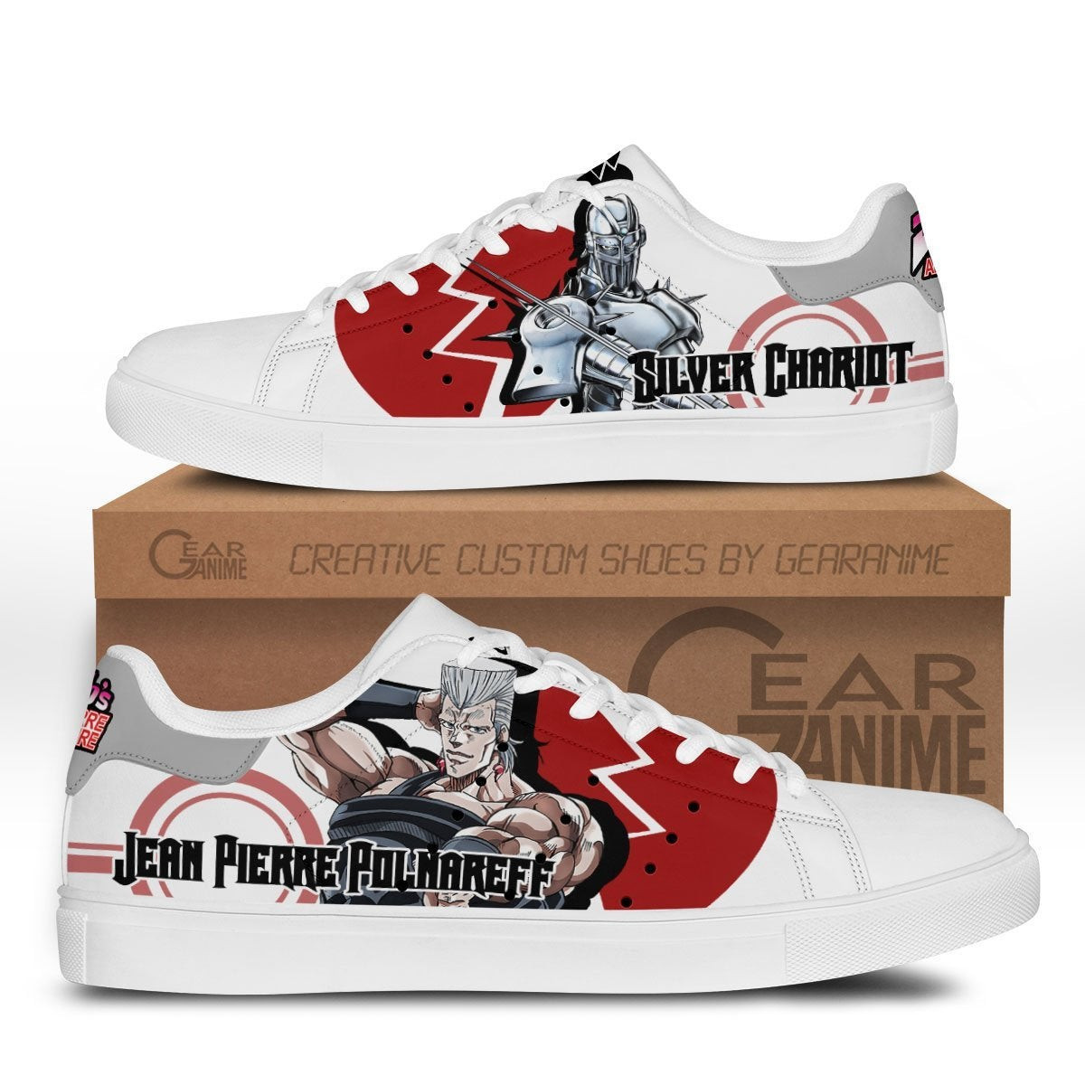 Jean Pierre Polnareff JJBA Skate Shoes