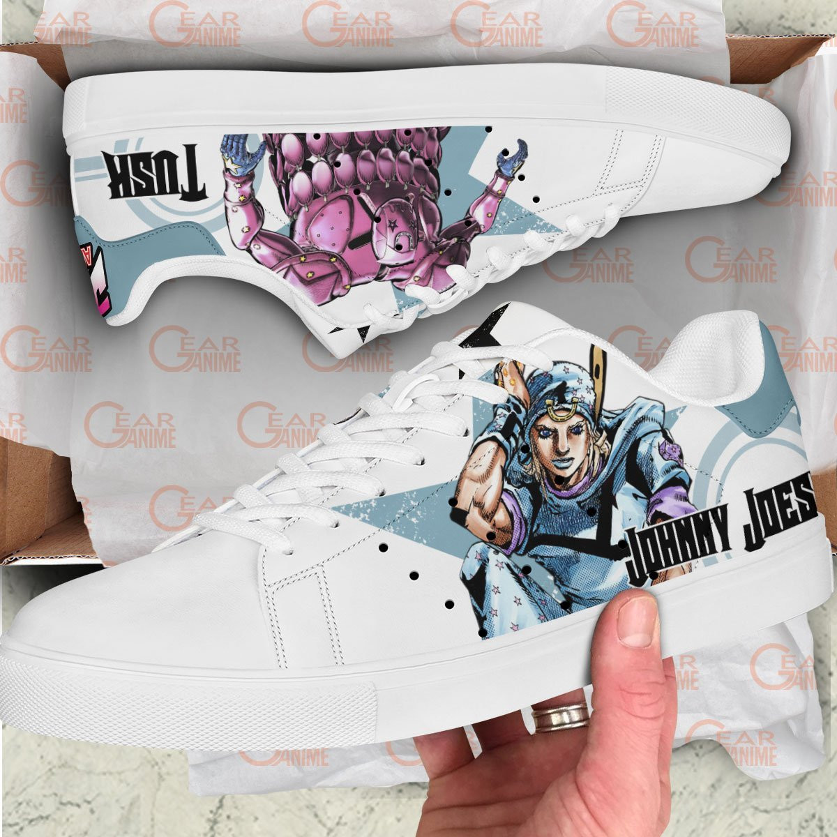 Johnny Joestar JJBA Skate Shoes - Image 2
