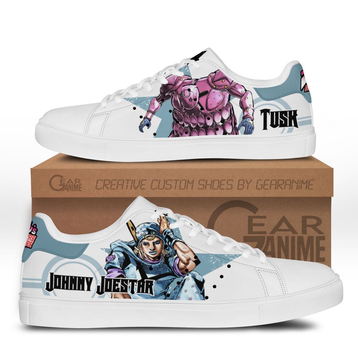 Johnny Joestar JJBA Skate Shoes
