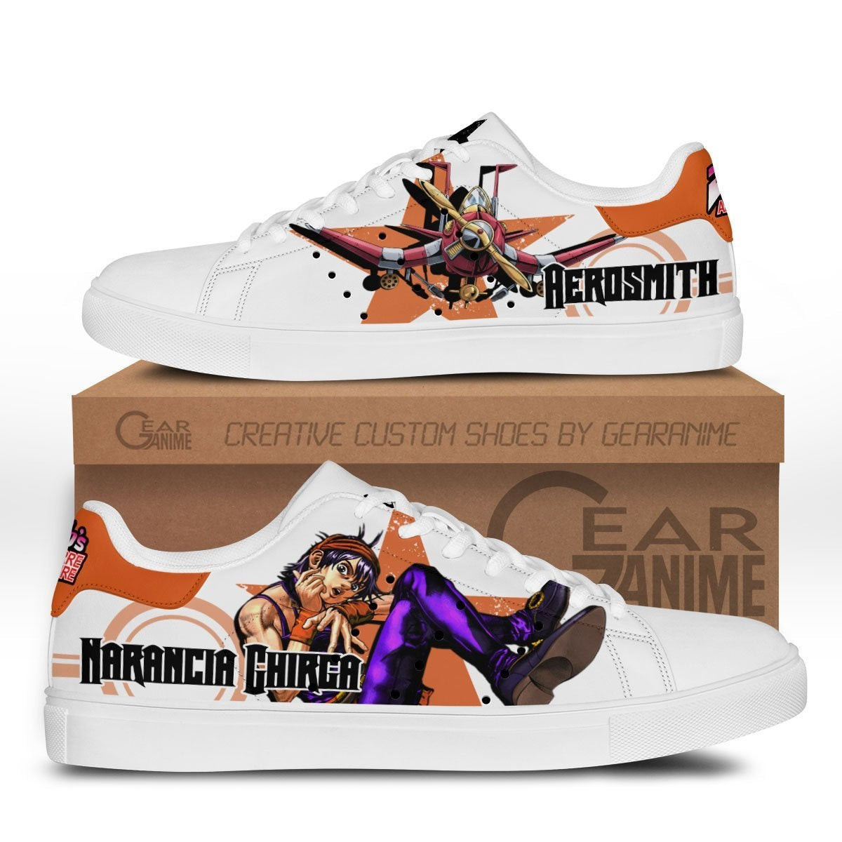 Narancia Ghirga JJBA Skate Shoes