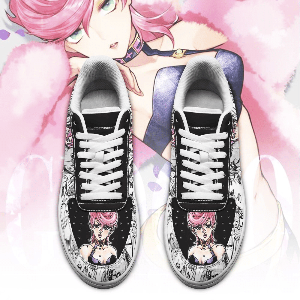 Trish Una JoJo’s Bizarre Adventure Air Force Sneakers - Image 2