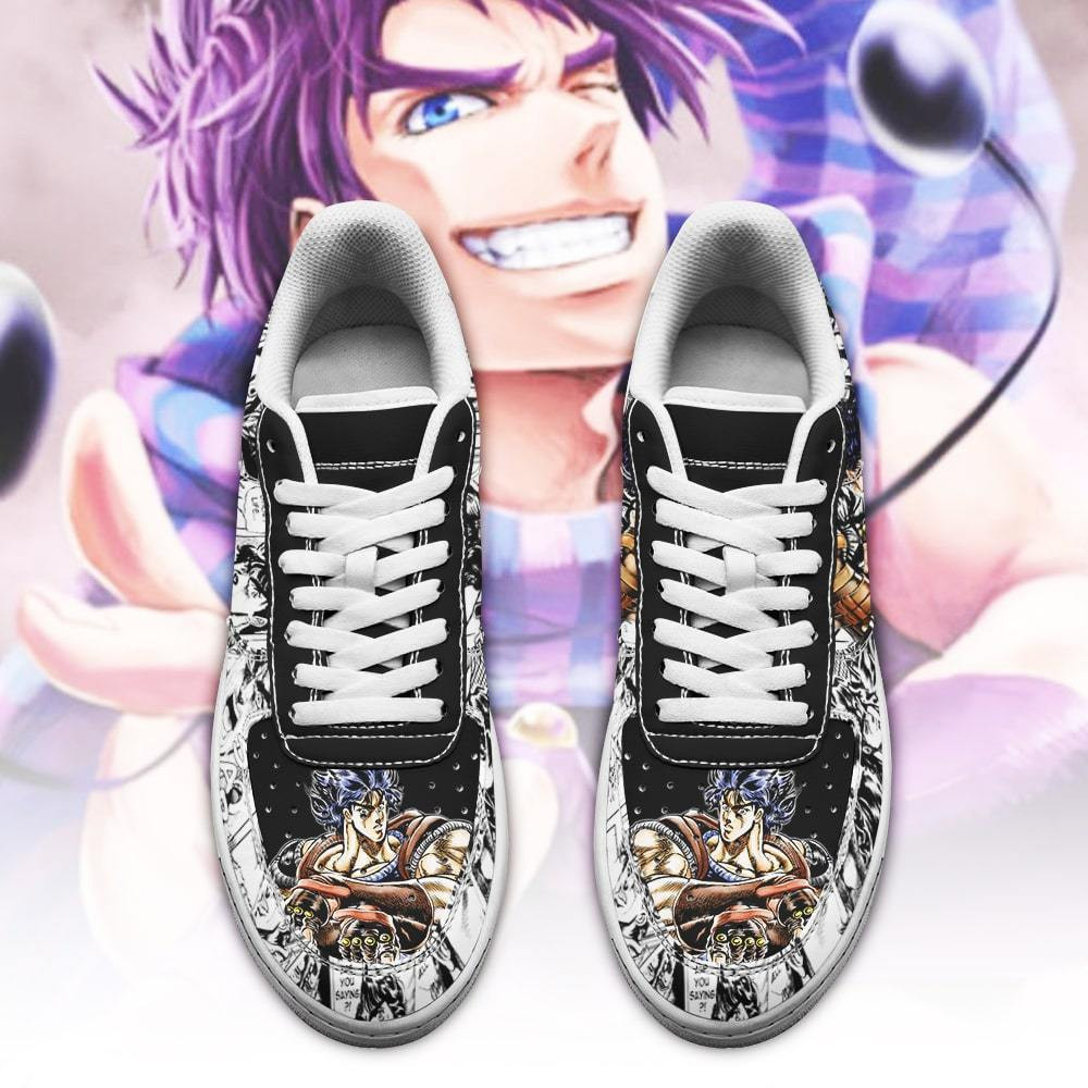 Jonathan Joestar JoJo’s Bizarre Adventure Air Force Sneakers - Image 2
