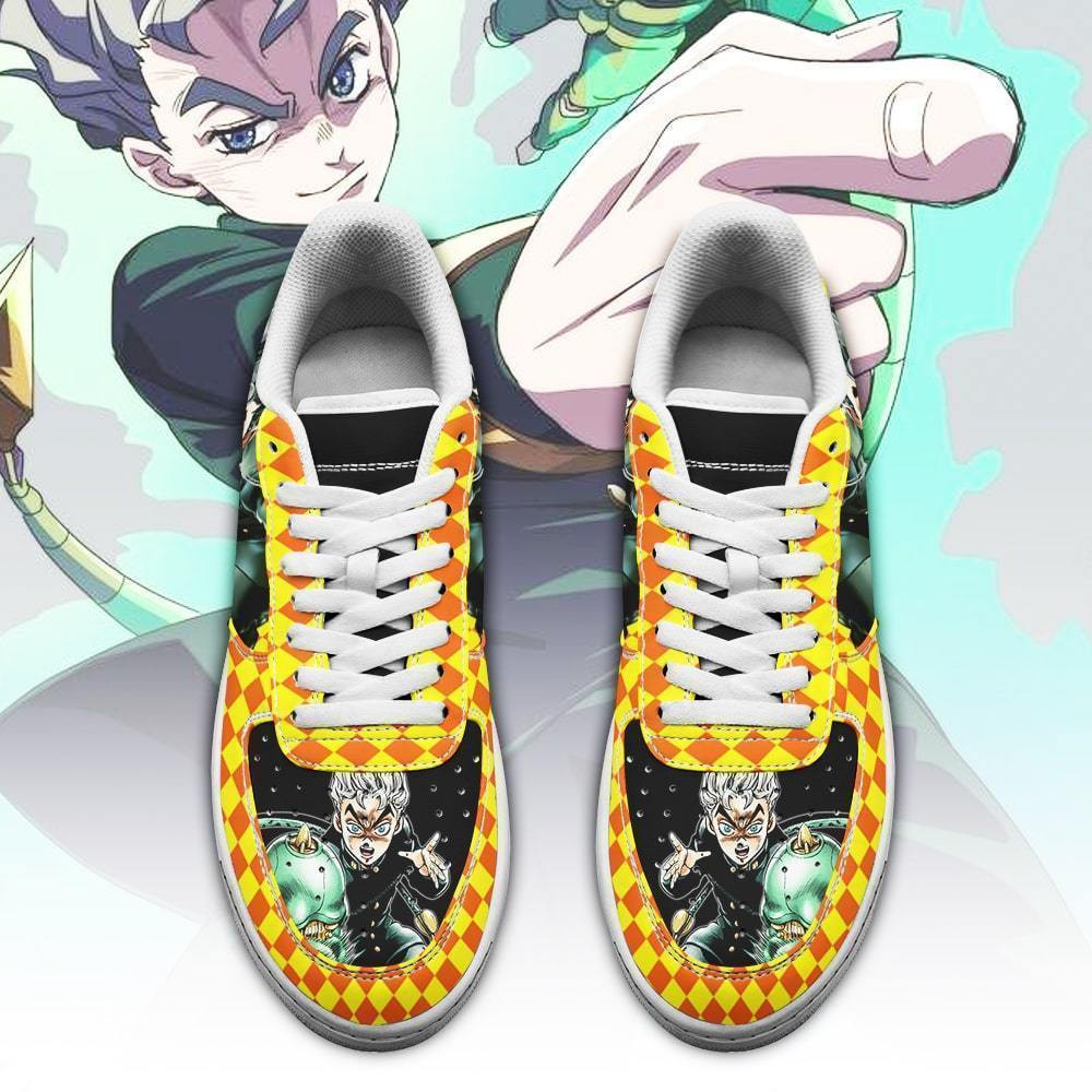 Koichi Hirose JoJo’s Bizarre Adventure Air Force Sneakers - Image 2