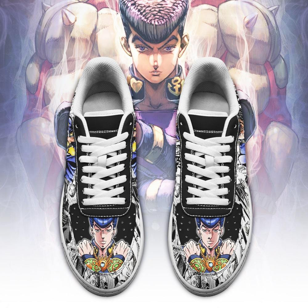 Josuke Higashikata JoJo’s Bizarre Adventure Air Force Sneakers - Image 2