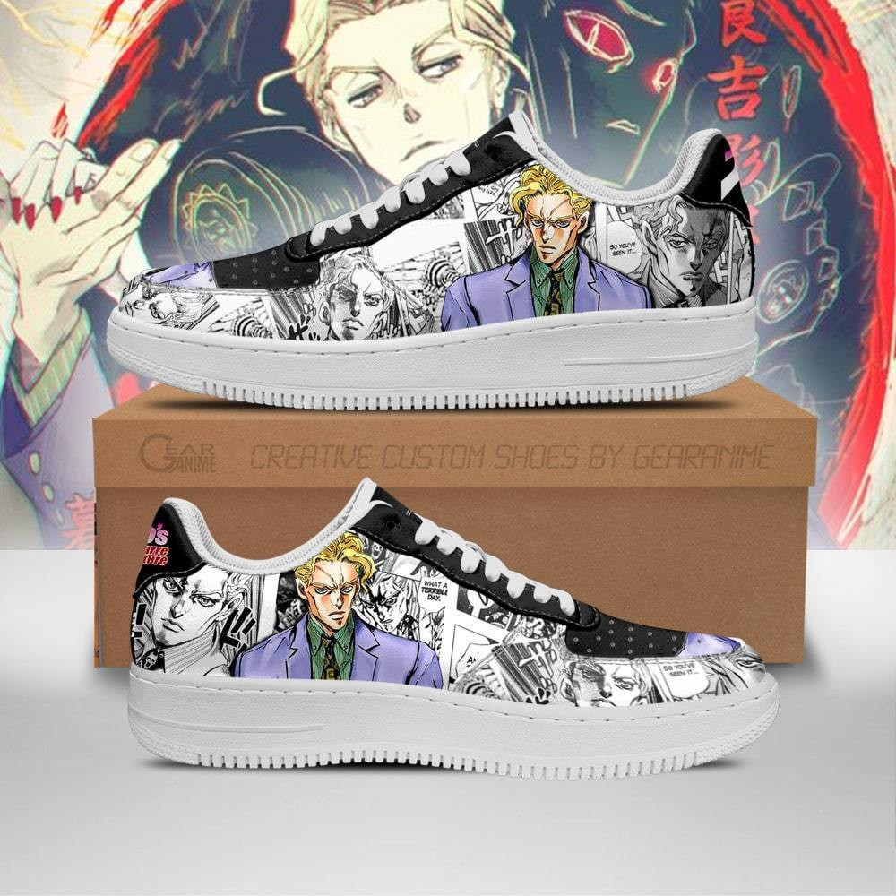 Yoshikage Kira JoJo’s Bizarre Adventure Air Force Sneakers