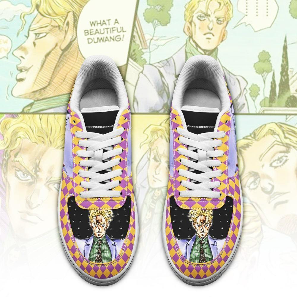 Yoshikage Kira JoJo’s Bizarre Adventure Low Top Air Force Sneakers - Image 2