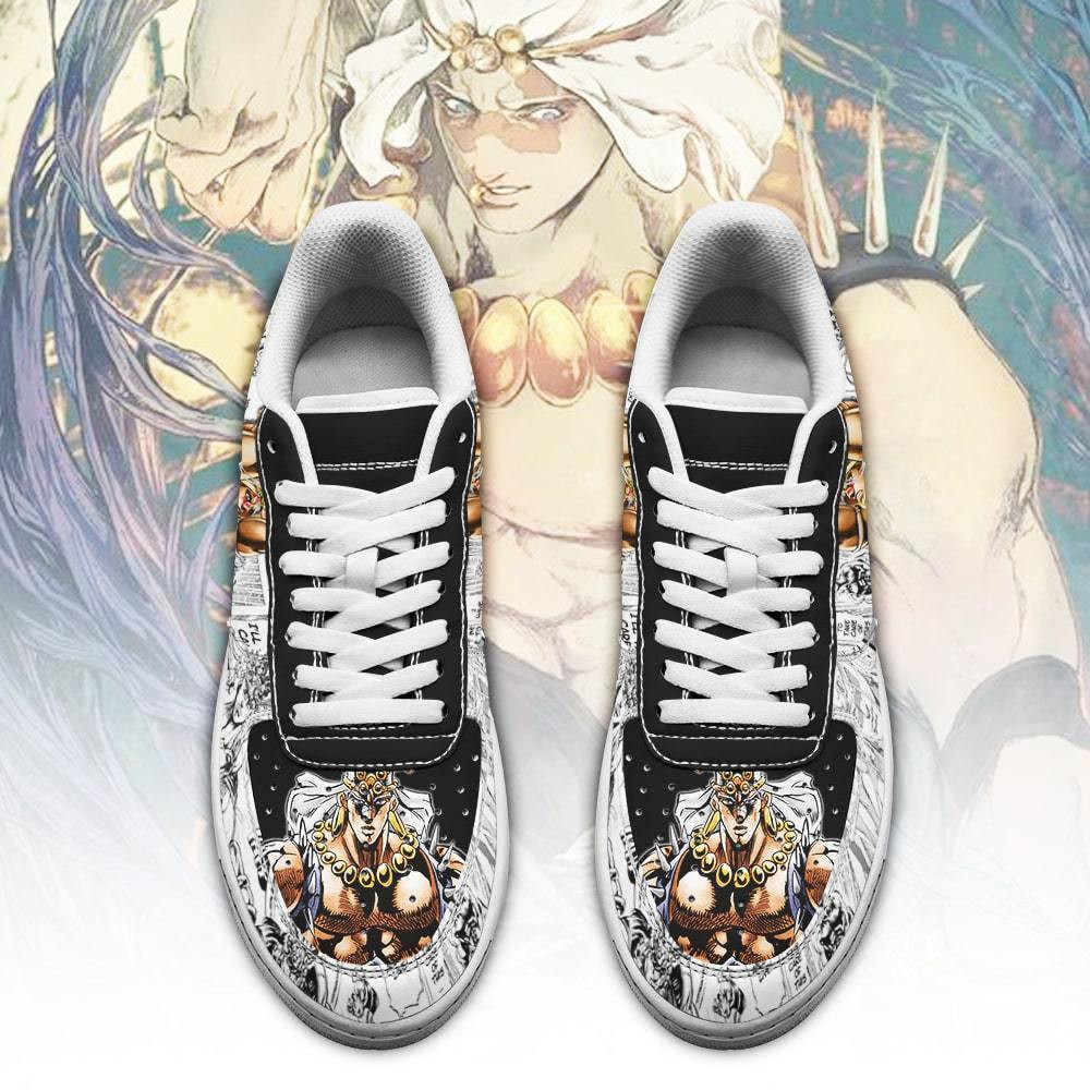 Wamuu JoJo’s Bizarre Adventure Low Top Air Force Sneakers - Image 2