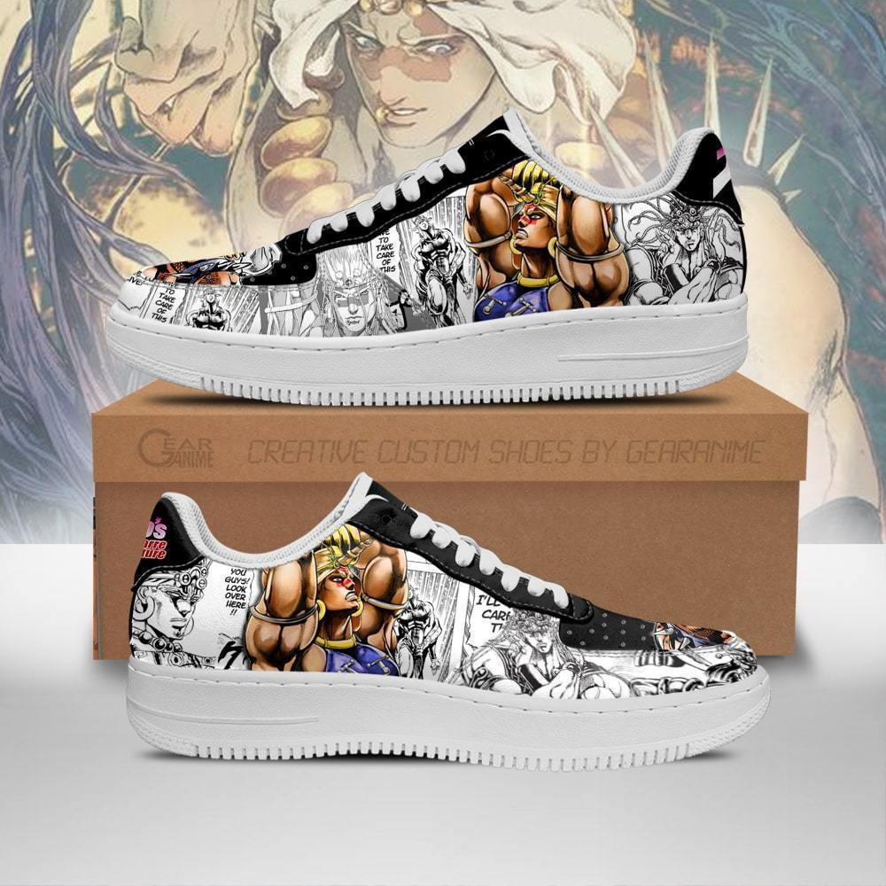 Wamuu JoJo’s Bizarre Adventure Low Top Air Force Sneakers