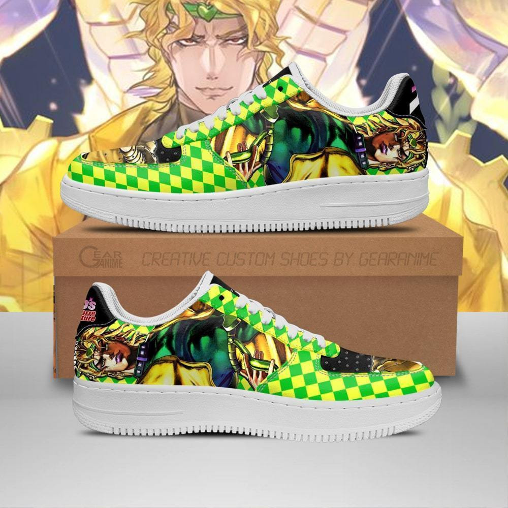 Dio Brando JoJo’s Bizarre Adventure Low Top Air Force Sneakers