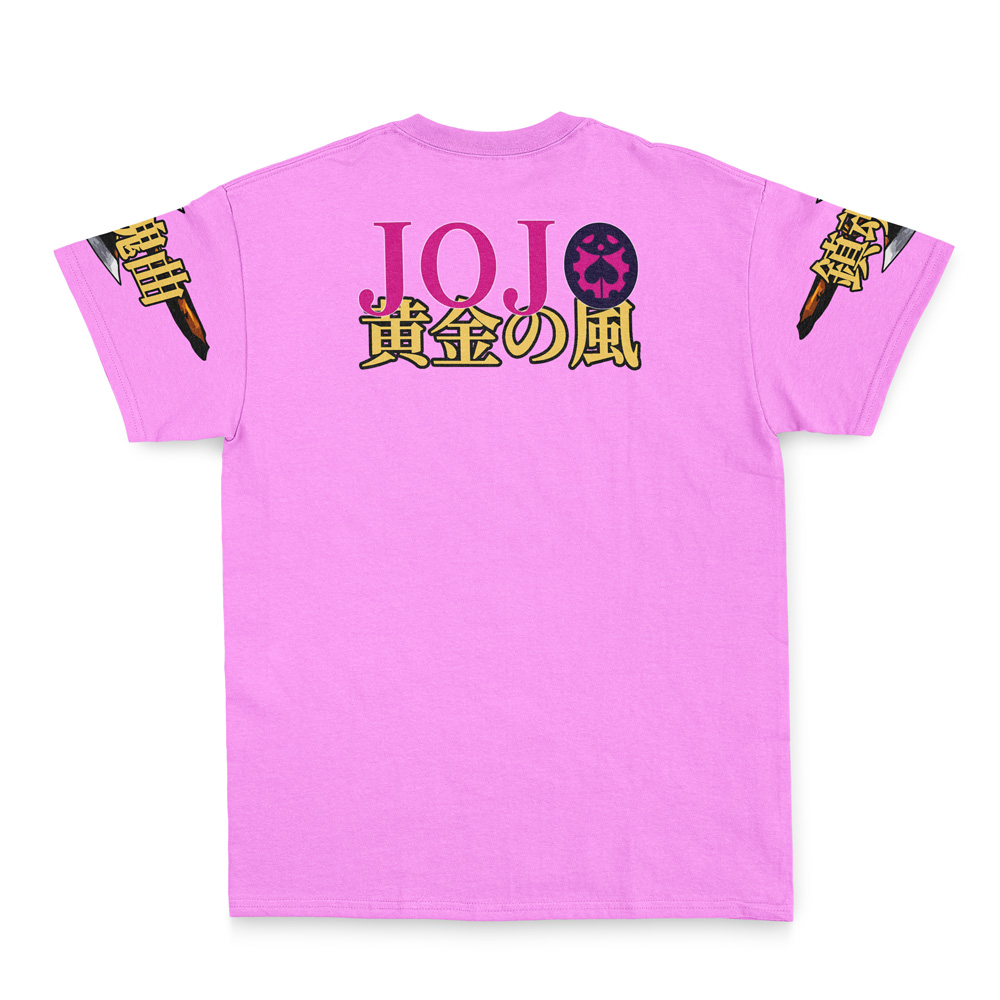 Giorno Giovanna Jojo’s Bizarre Adventure Streetwear T-Shirt - Image 3