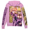 giorno Zip Hoodie Back Mockup - JoJo's Bizarre Adventure UK Shop