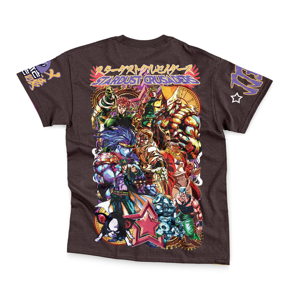 Stardust Crusaders Jojo’s Bizarre Adventure Streetwear T-Shirt - Image 2