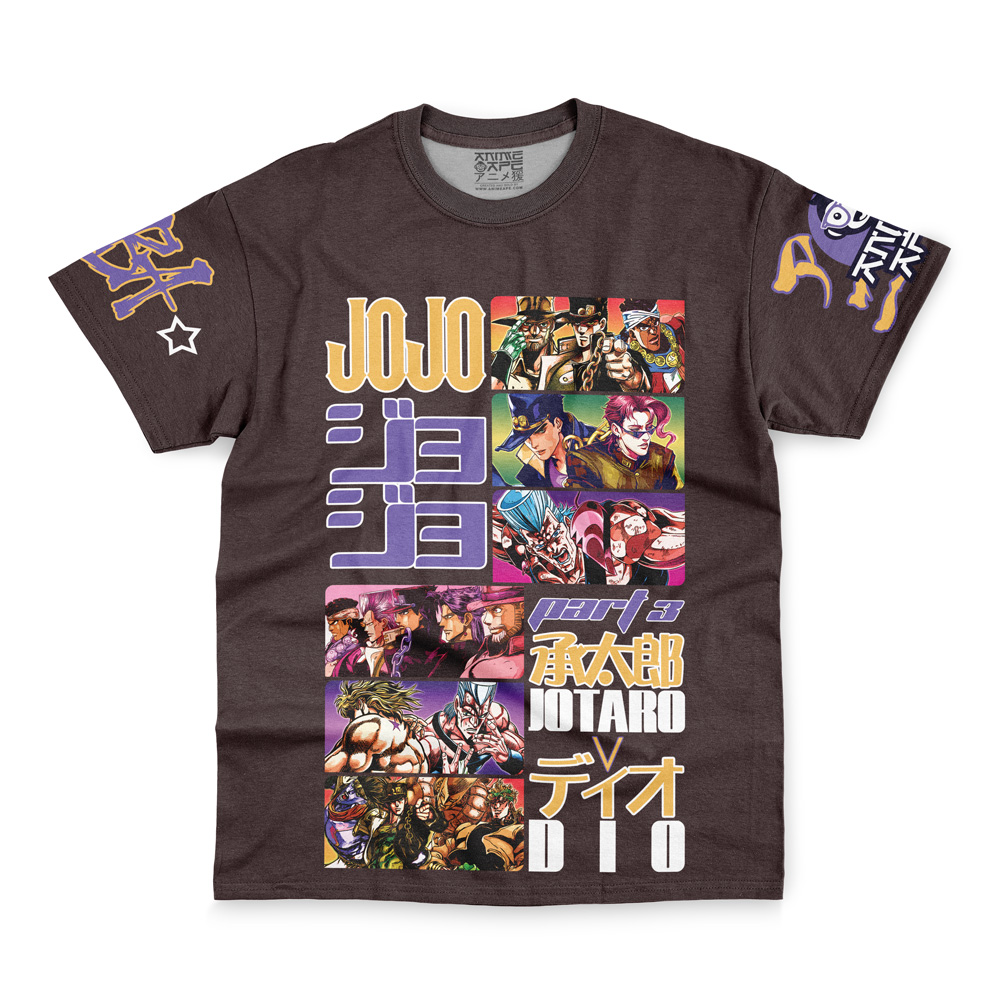 Stardust Crusaders Jojo’s Bizarre Adventure Streetwear T-Shirt - Image 4
