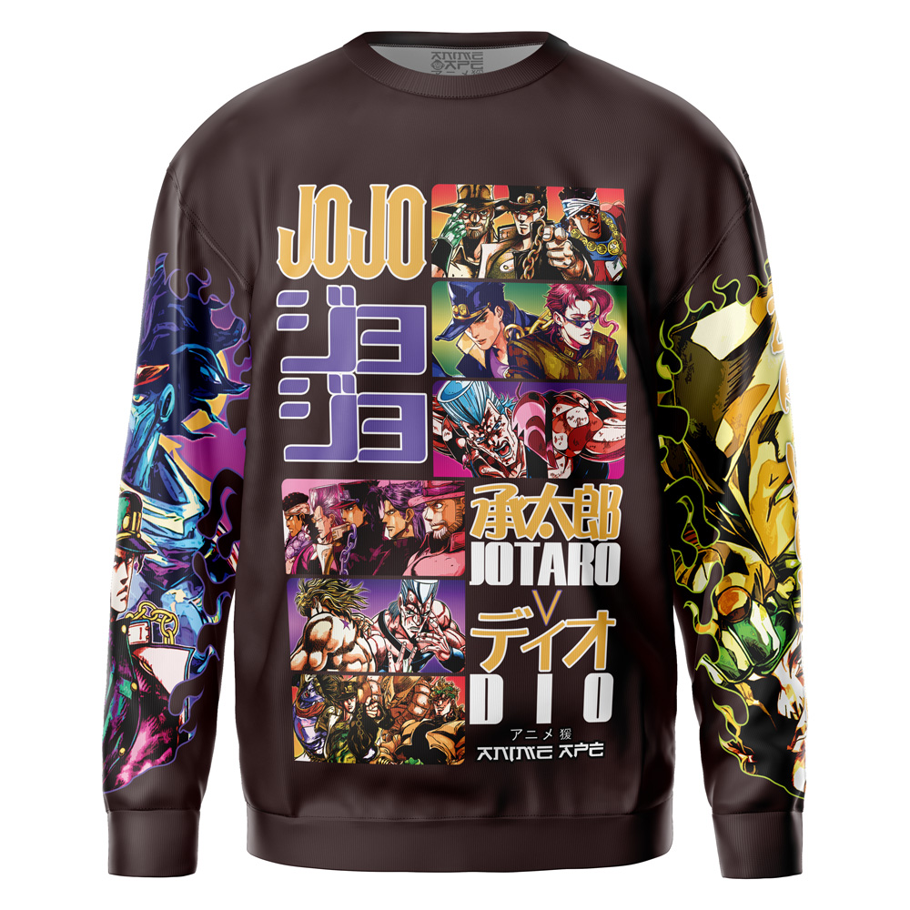 Stardust Crusaders Jojo’s Bizarre Adventure Streetwear Sweatshirt - Image 2