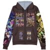 jojo Zip Hoodie Front Mockup - JoJo's Bizarre Adventure UK Shop