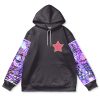 jotaro Flat Hoodie front - JoJo's Bizarre Adventure UK Shop