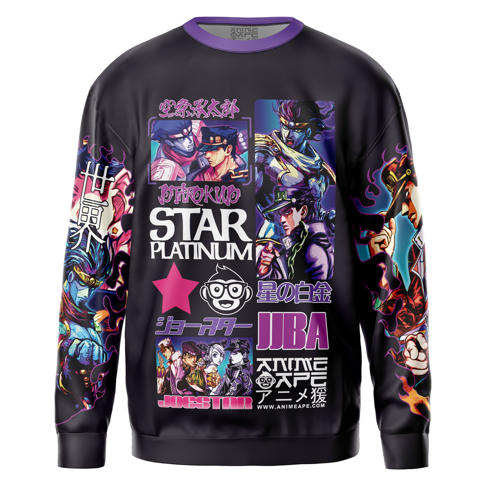 Jotaro Kujo V2 Jojo’s Bizarre Adventure Streetwear Sweatshirt - Image 2