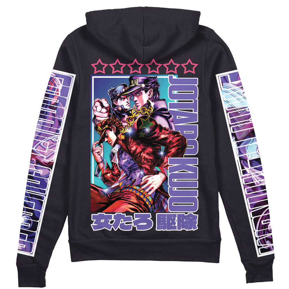 Jotaro Kujo Jojo’s Bizarre Adventure Streetwear Zip Hoodie Jacket