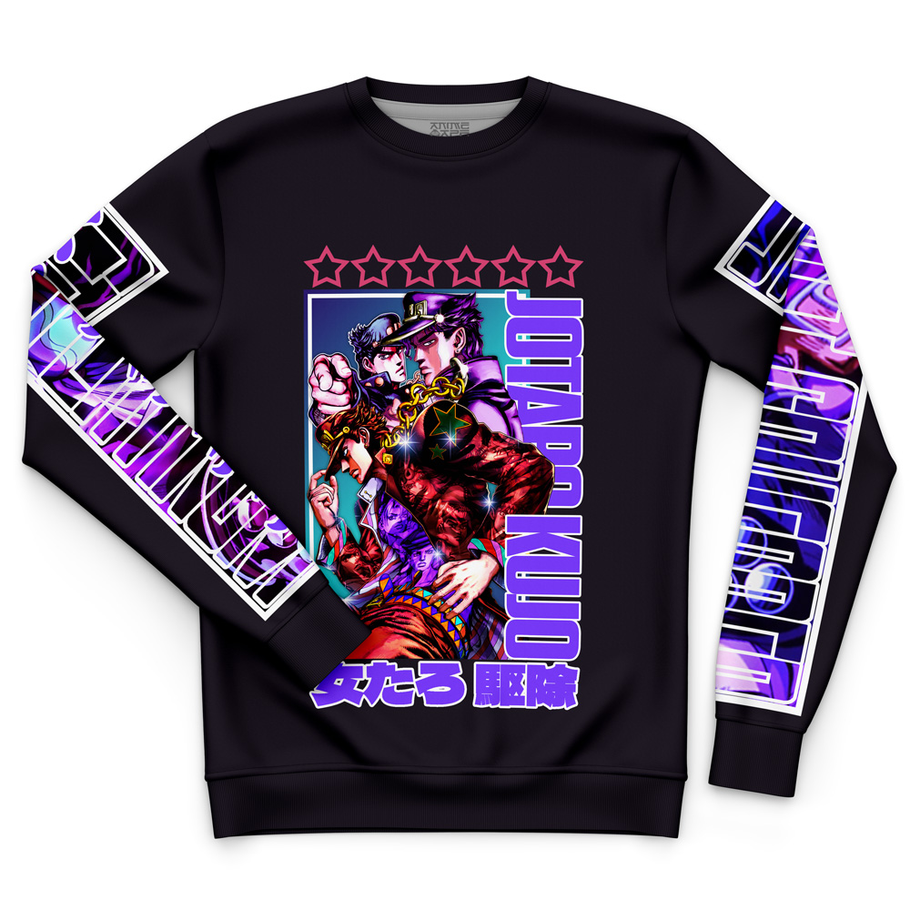 Jotaro Kujo Jojo’s Bizarre Adventure Streetwear Sweatshirt - Image 4