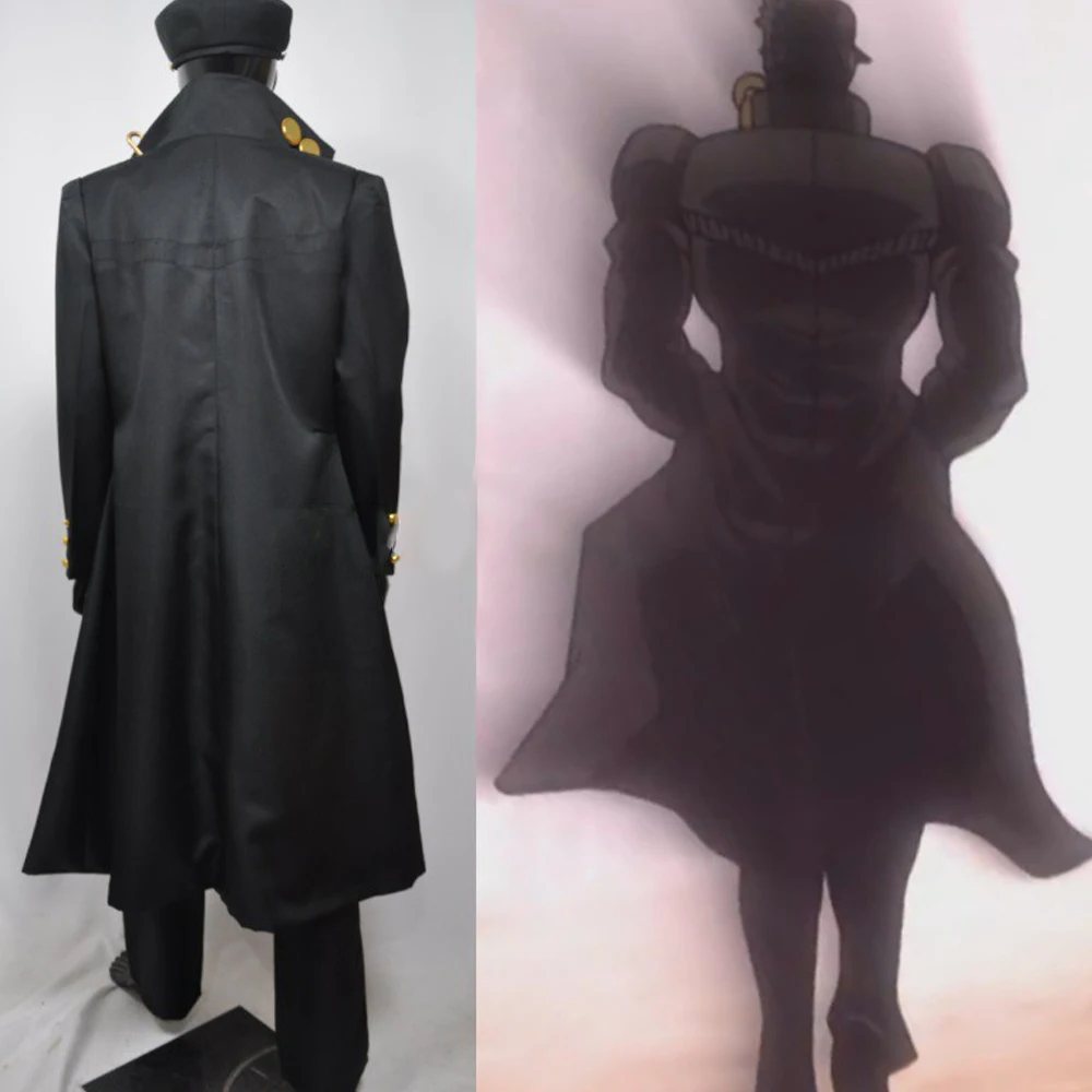 Kujo Jotaro Kujo Black Outfit Uniform Anime Cosplay Costume - Image 3