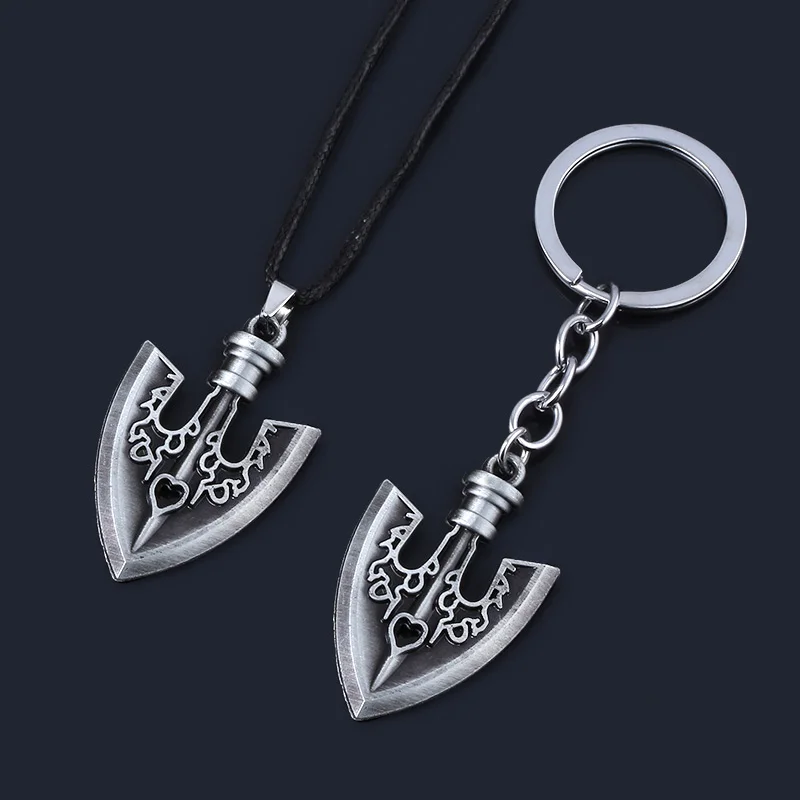 Kujo Jotaro Arrow Metal Pendant Chain Choker keychain - Image 3