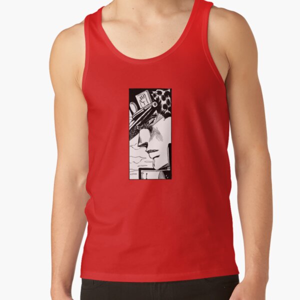 Jotaro Kujo Manga Panel Black White Tank Top