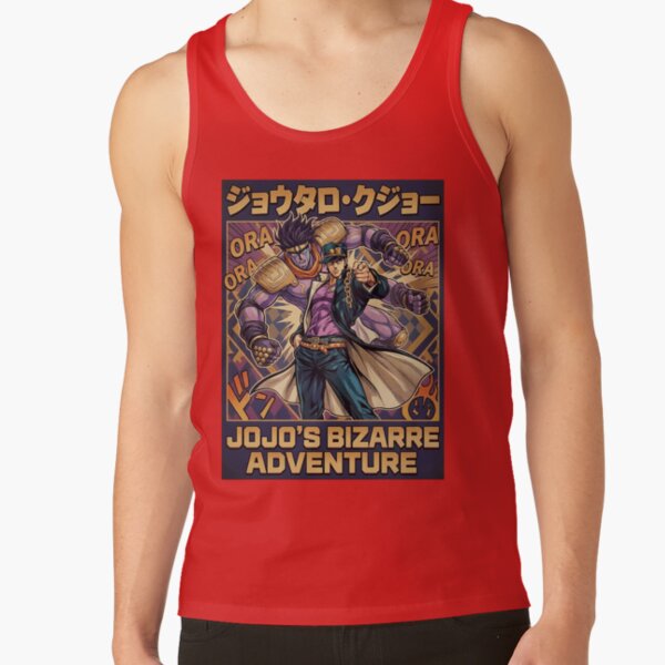Menacing Stand User Purple Spirit Anime Aesthetic Art Tank Top