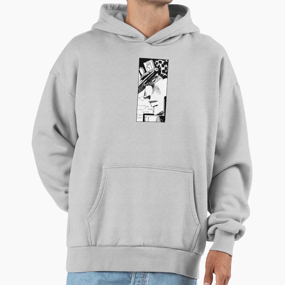 Jotaro Kujo Manga Panel Black White Hoodie