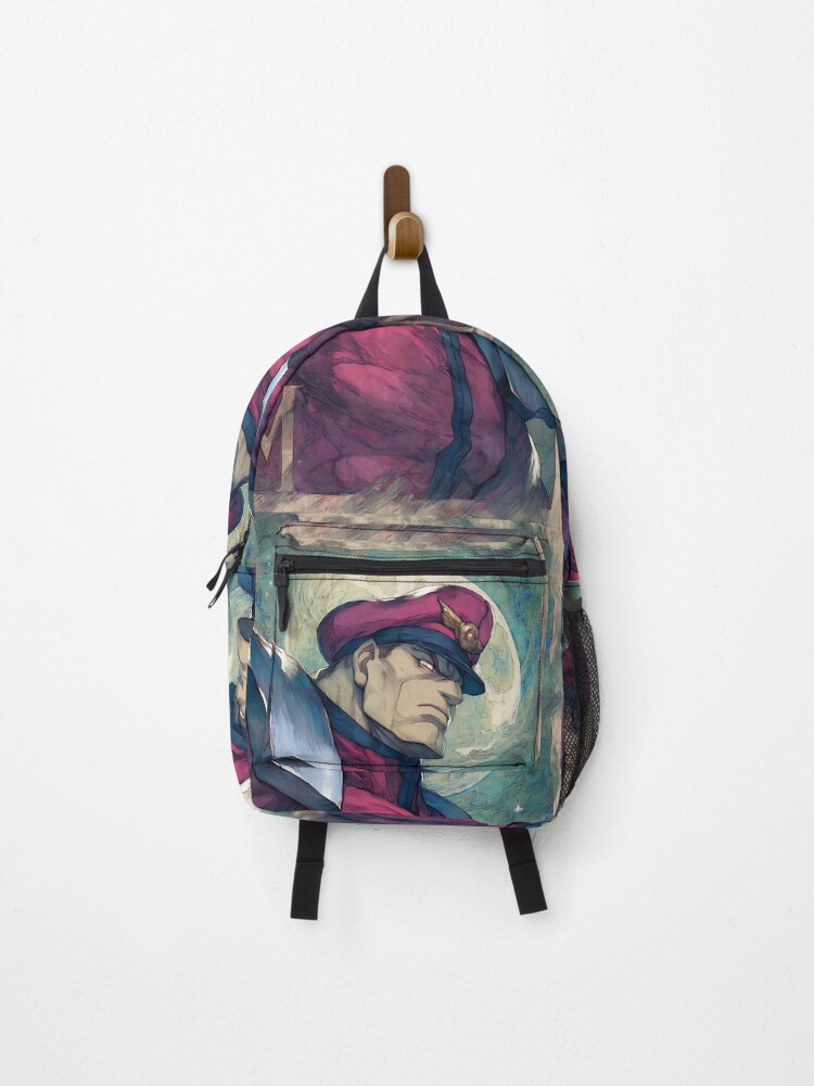 Classic Villain M Bison Street Fighter Backpack