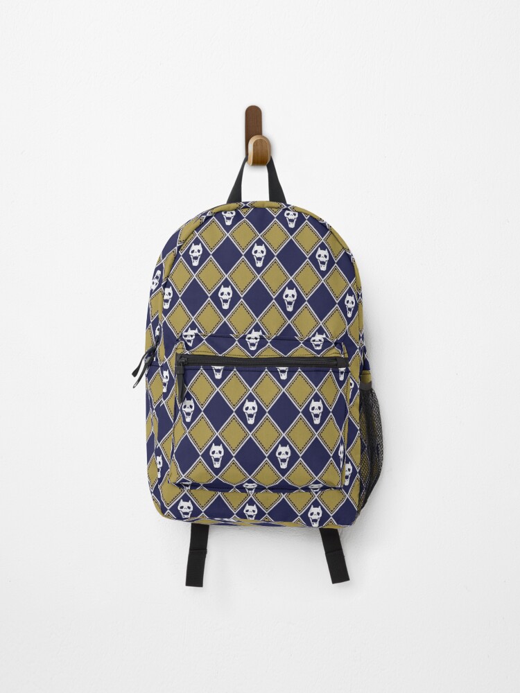 Kira S Pattern Classic Gold Blue Backpack