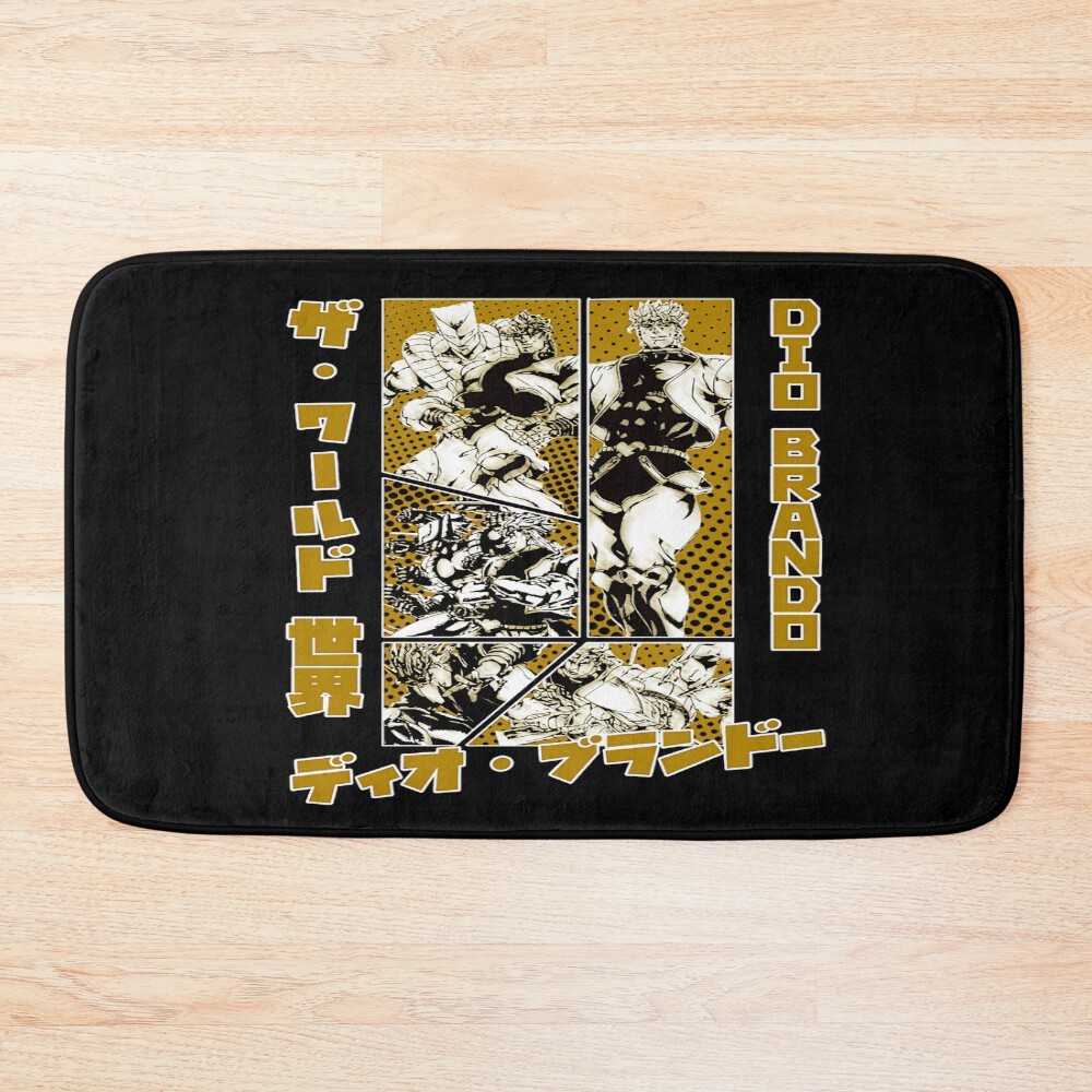 Jotaro Kujo Dio Dio Brando Bath Mat