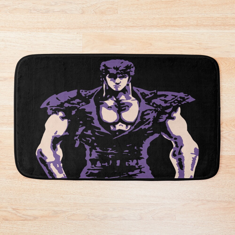 Fist Of The North Star Retro Vintage Bath Mat