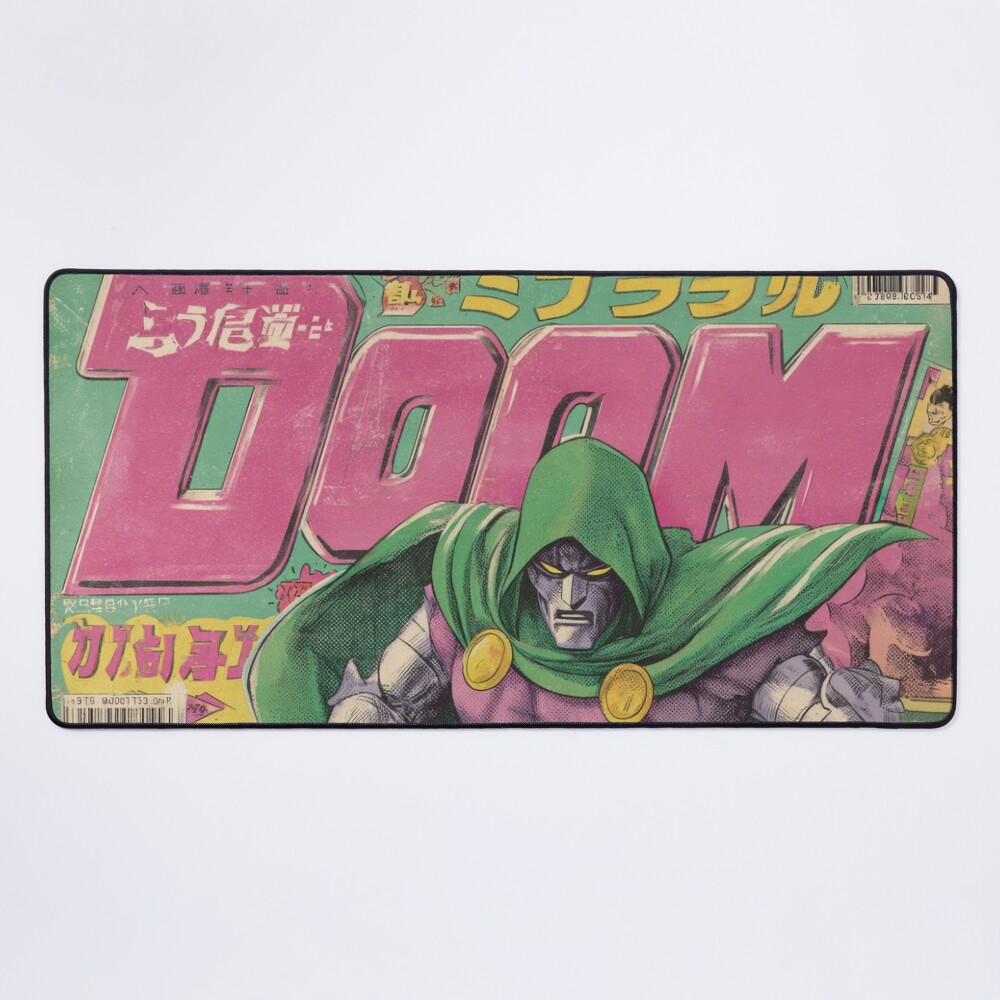 Doom Vintage Japanese Poster Mouse Pad