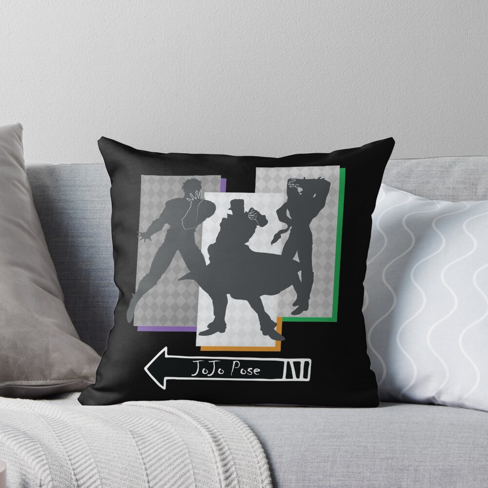 Anime Pose Throw Pillow