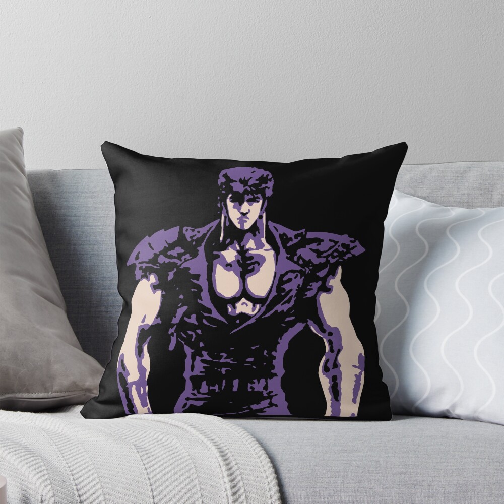 Fist Of The North Star Retro Vintage Throw Pillow